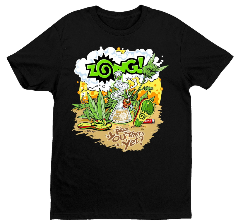ZONG BUD MAN T-SHIRT - BLACK