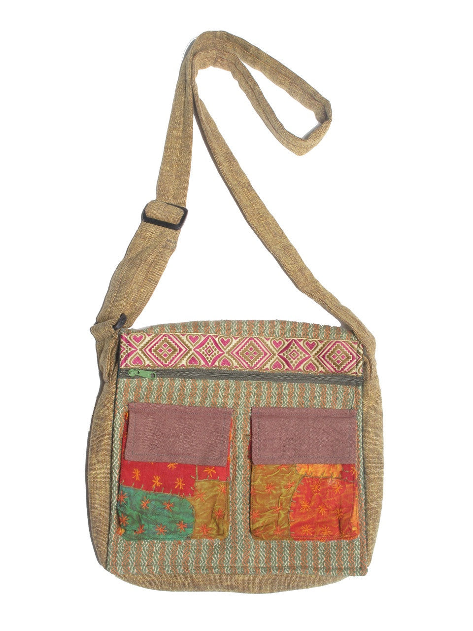 Blue Sky - Double Pocket Flap Bag