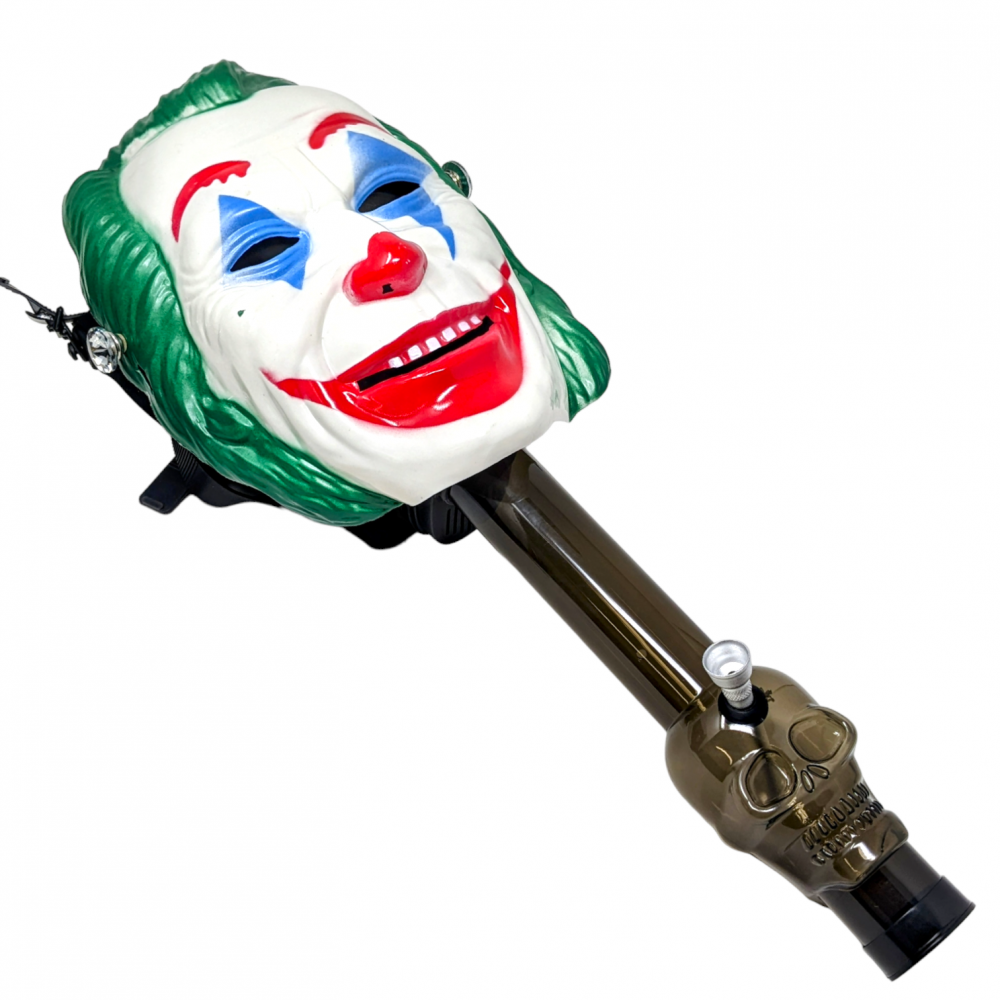 Laughing Lunatic Gas Mask Water Pipe