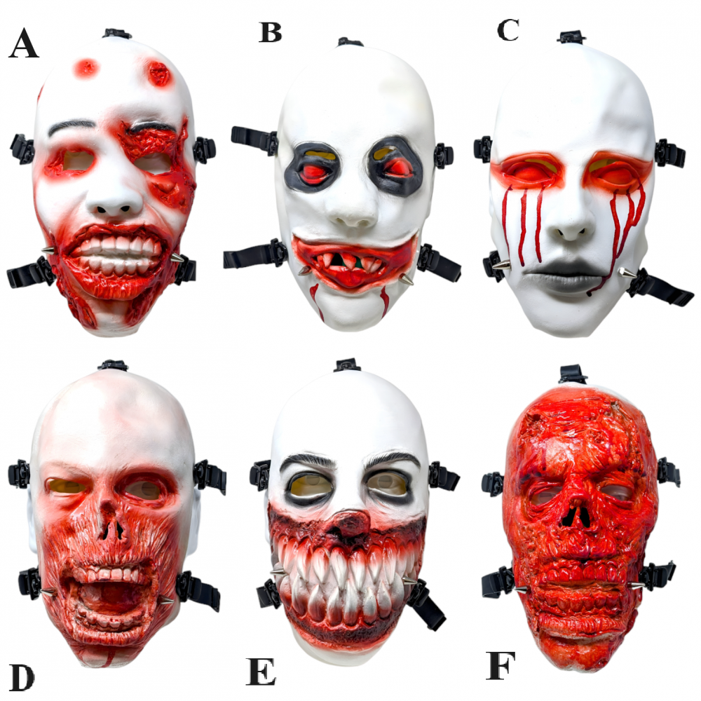 Bleeding Grin Gas Mask Water Pipe