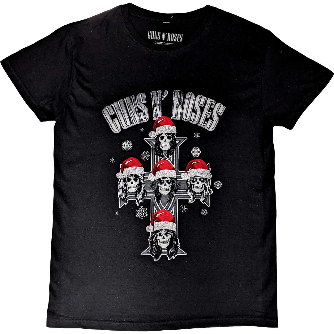 GUNS N' ROSES UNISEX T-SHIRT: APPETITE CHRISTMAS