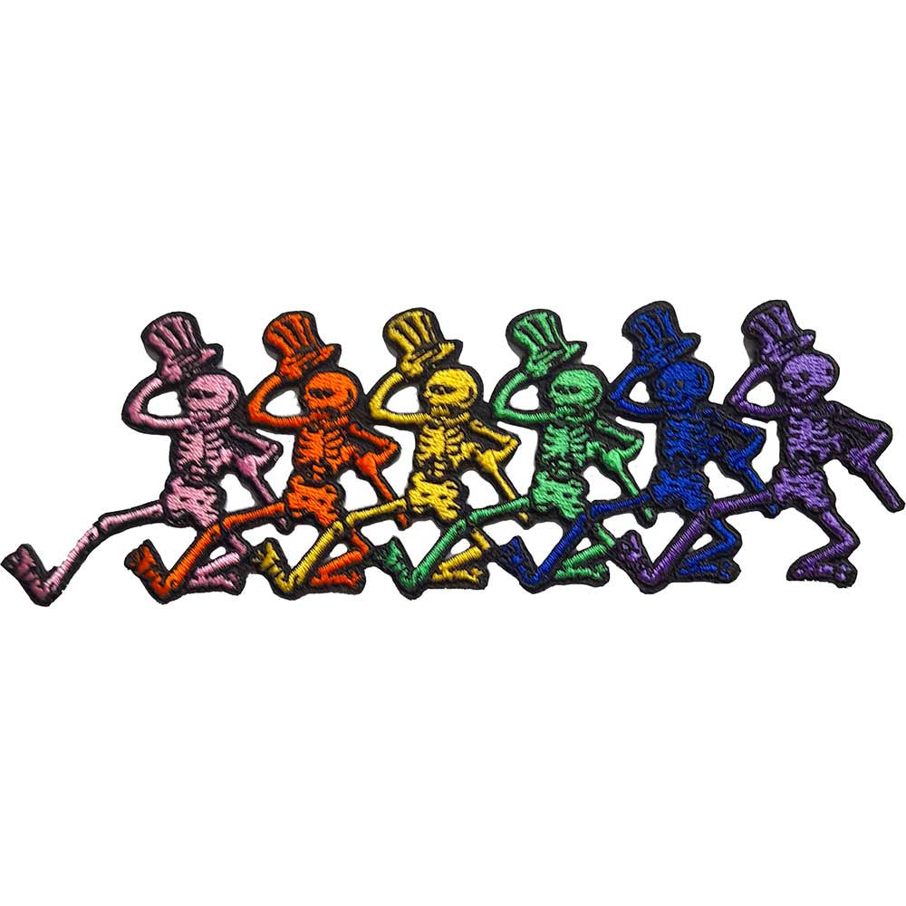 Grateful Dead Standard Patch - Dancing Skeletons