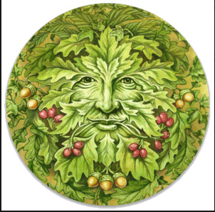 The Green Man 3x3" Sticker