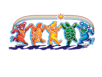 Dye the Sky - Grateful Dead Rainbow Critters Sticker