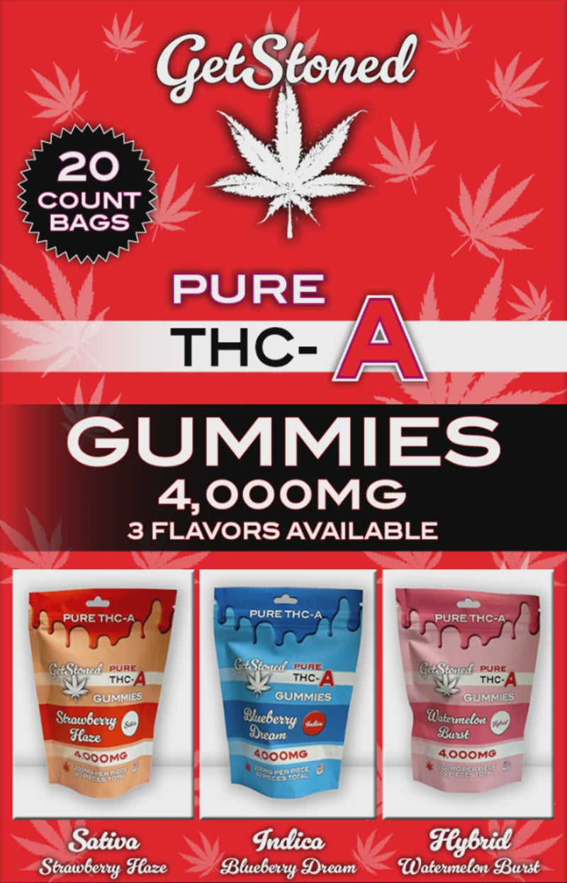 Get Stoned Pure THC-A Gummies