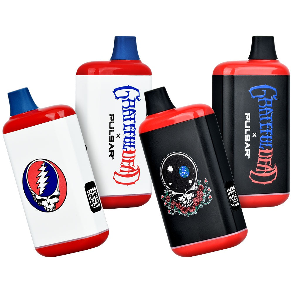 Grateful Dead x Pulsar 510 DL 2.0 Pro Auto-Draw VV Vape Bar | 1000mAh Penny Lane Gifts Grateful Dead x Pulsar 510 DL 2.0 Pro Auto-Draw VV Vape Bar | 1000mAh Penny Lane Gifts