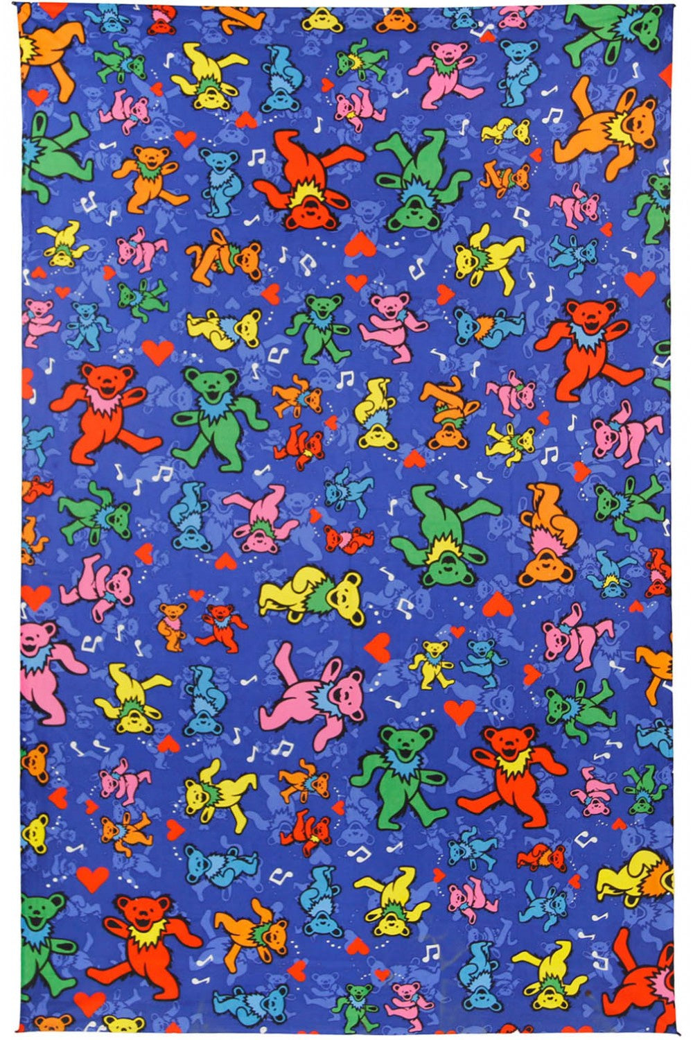 3-D Grateful Dead Jam Bears Tapestry 60 x 90