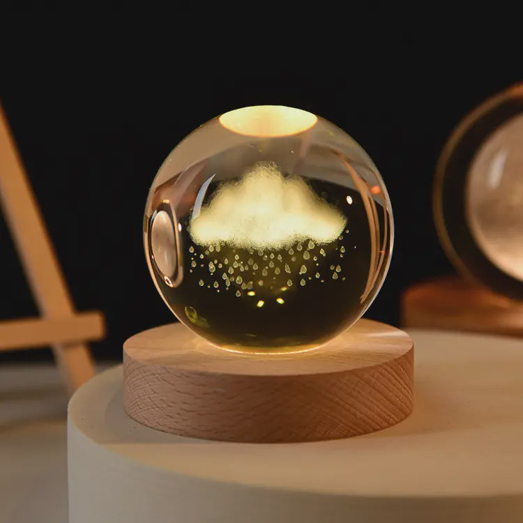 Rain Cloud - Lightup Crystal Ball