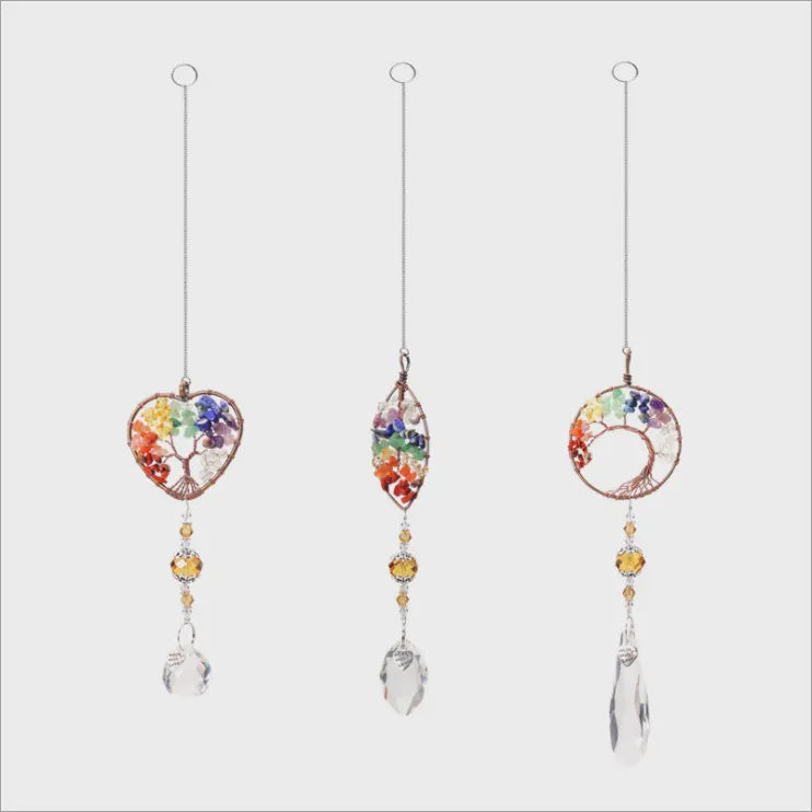 One Stone Suncatcher w/ K9 Crystal