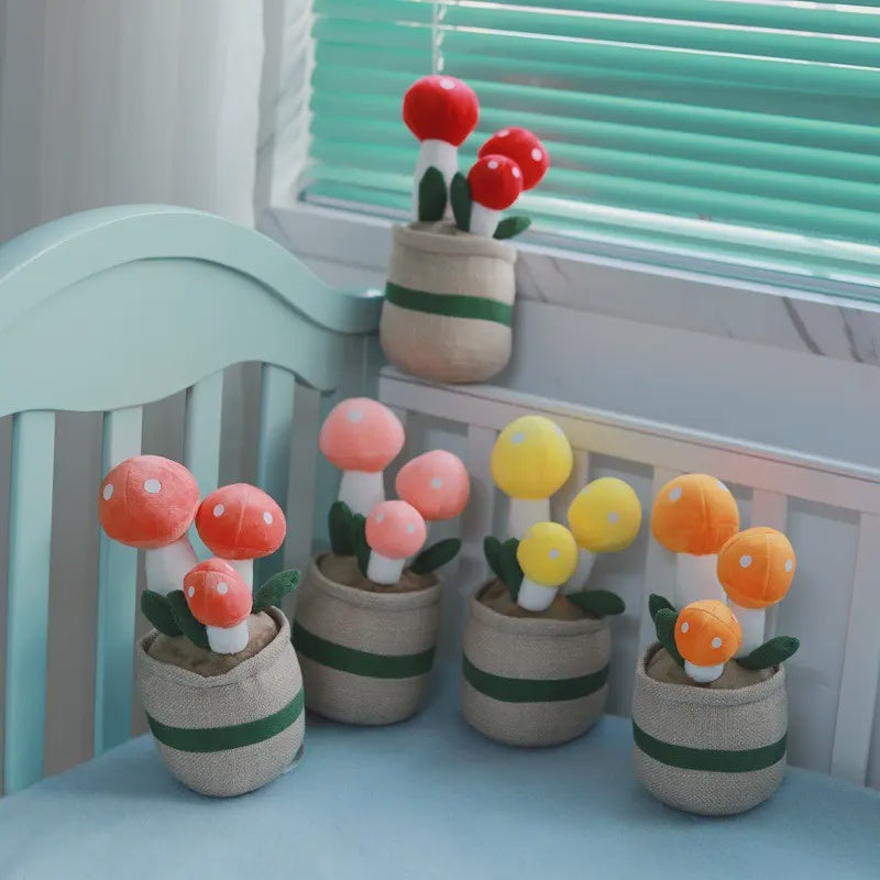 Plush Potted Mushroom