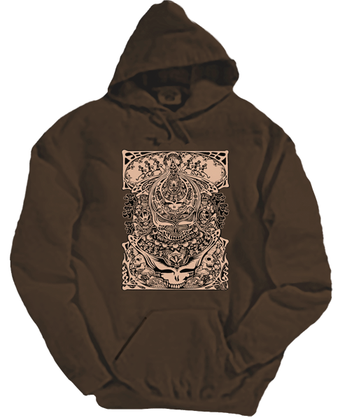 Grateful Dead Aiko Pullover Brown Hoodie