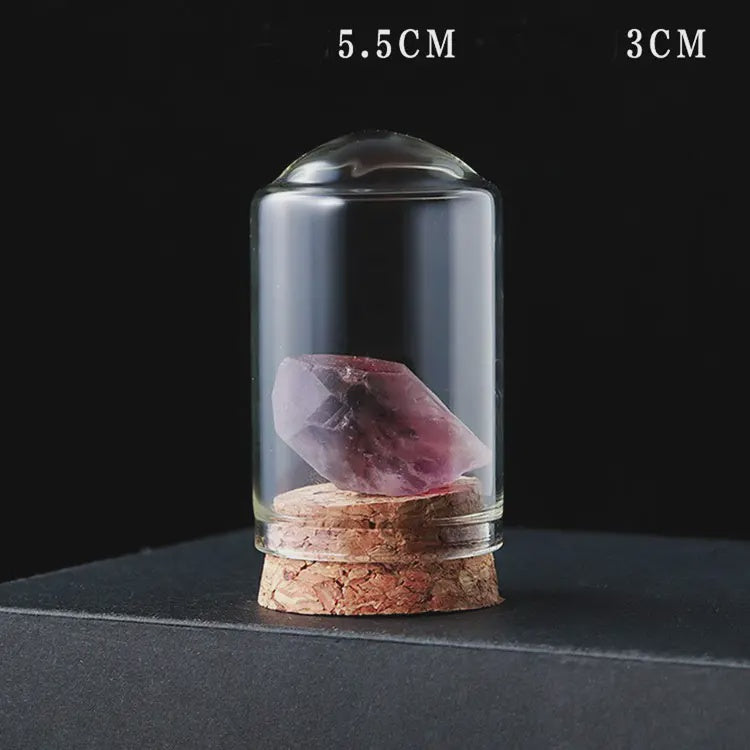 Amethyst Cluster Specimen In Bottle