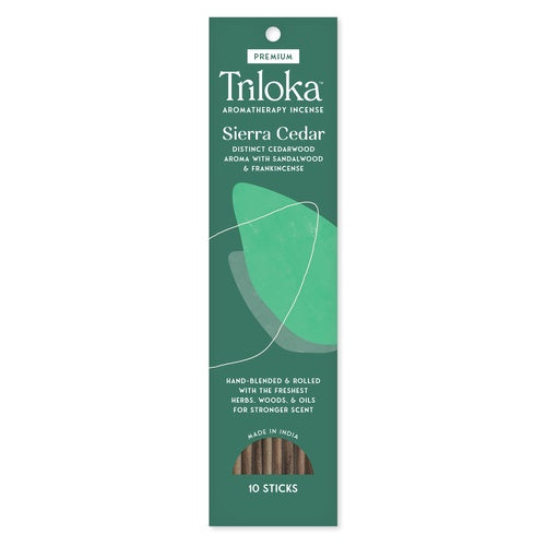 Triloka Sierra Cedar Premium Incense 10ct.