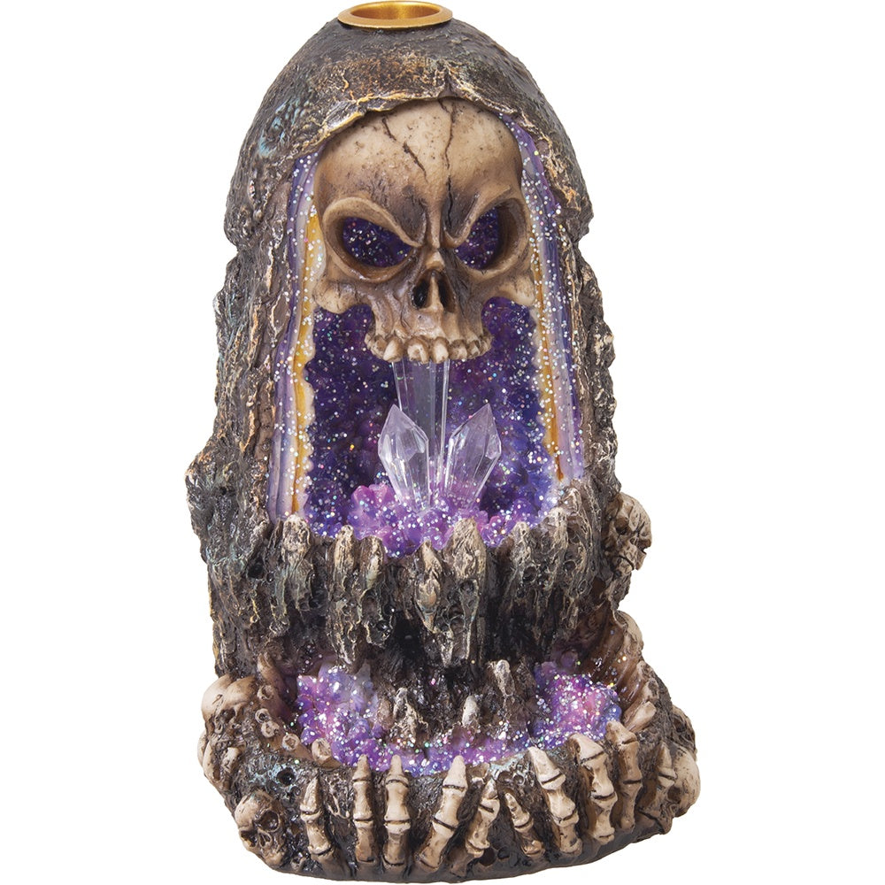 Skull Backflow Cone Burner w/LED