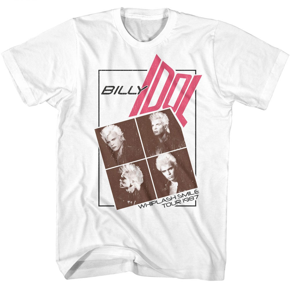 Billy Idol T-Shirt- 4 Photo Warped