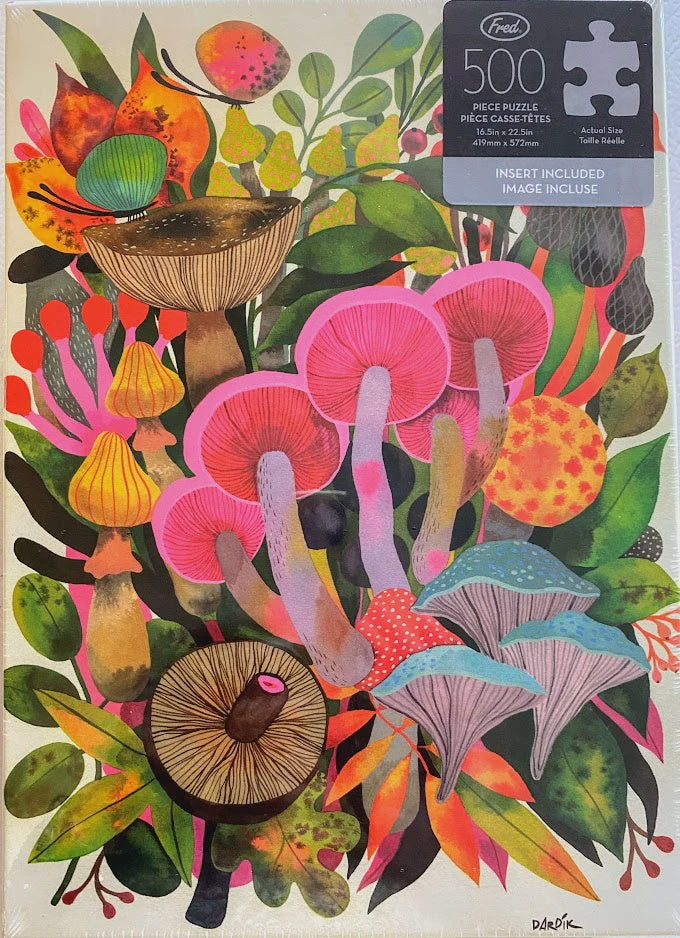 Helen Dardik Mushroom Toomuchery 500 Piece Puzzle