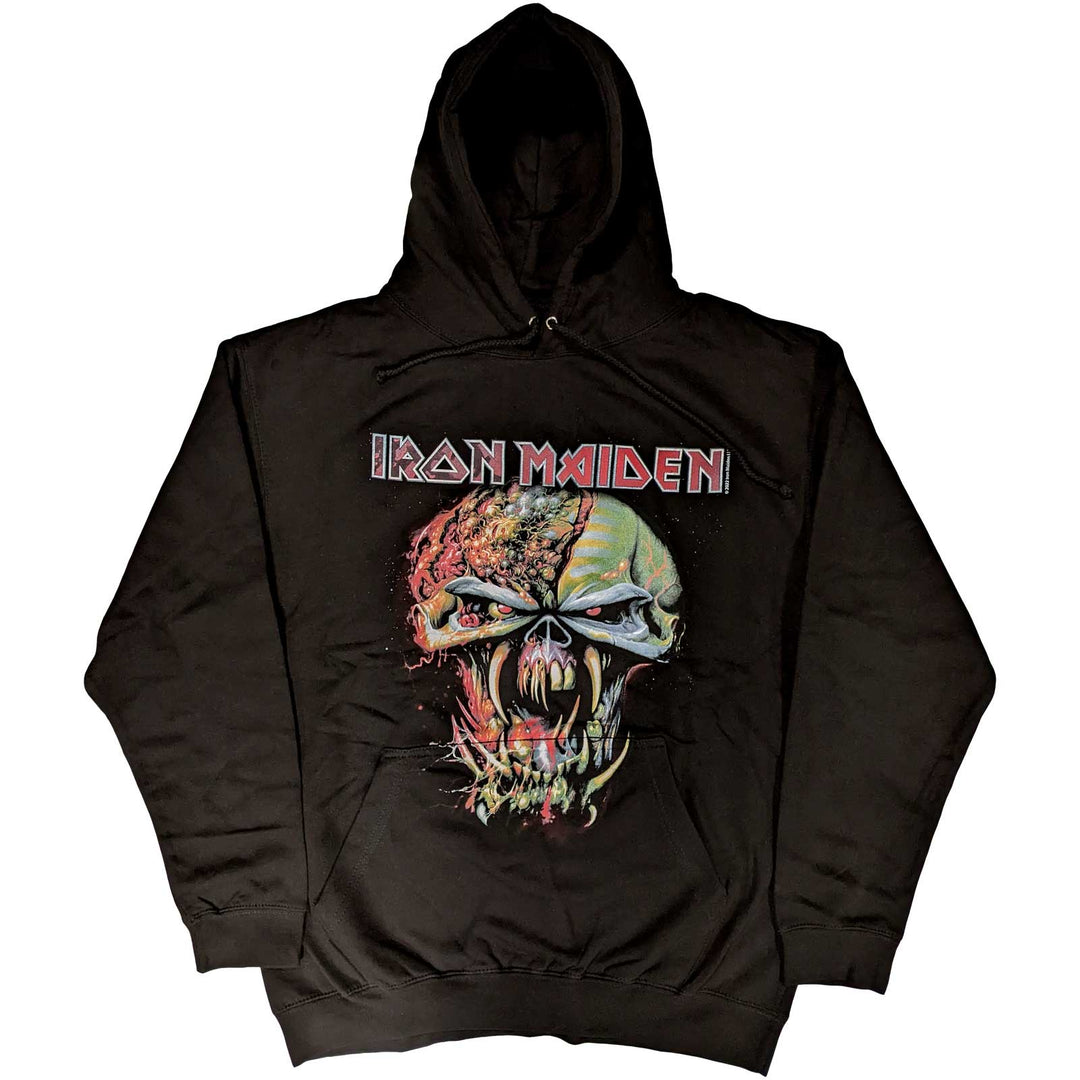 IRON MAIDEN UNISEX PULLOVER HOODIE: FINAL FRONTIER BIG HEAD