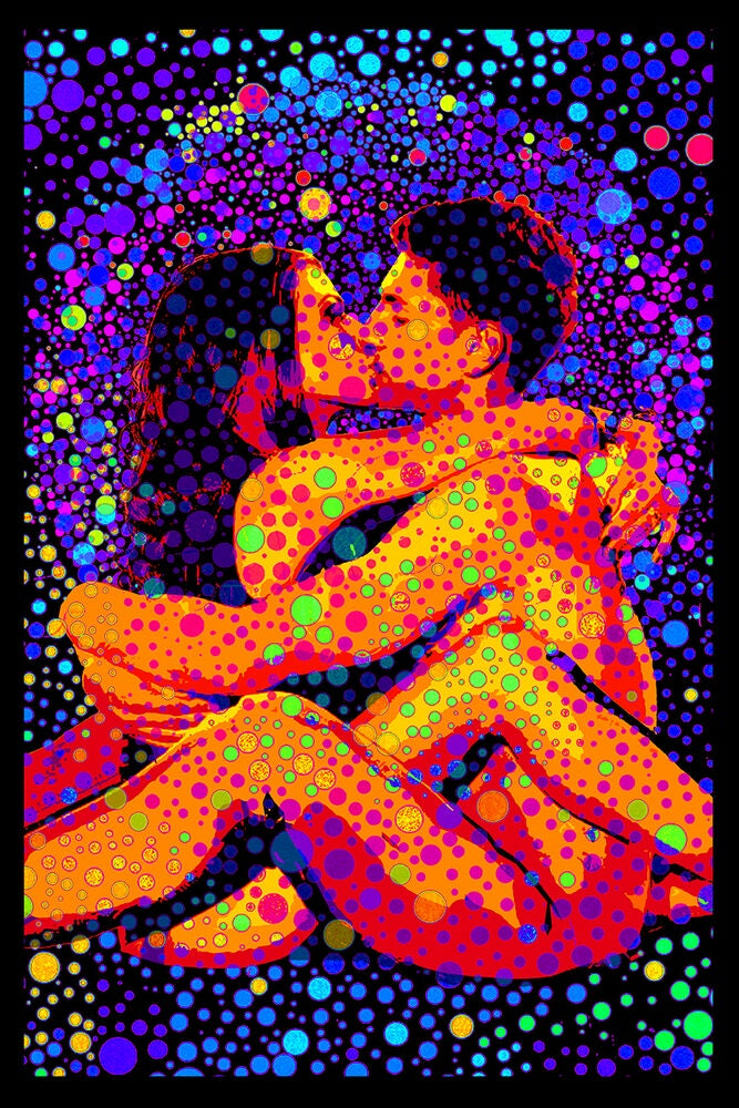 Modern Love Black Light Poster