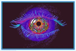 Cosmic Eye Blacklight Poster BL2 C12