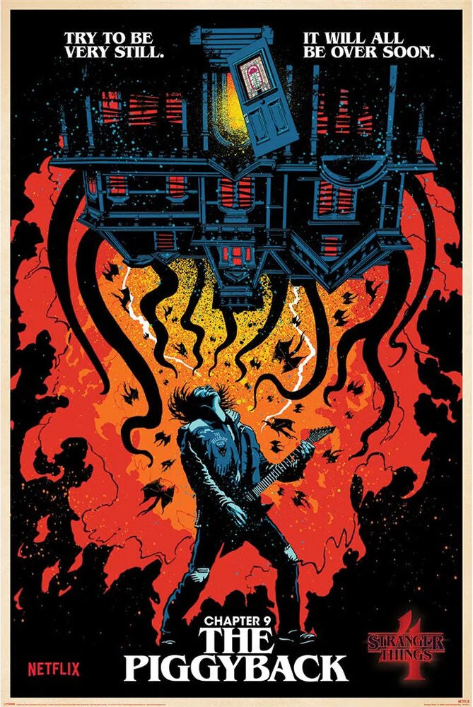 Stranger Things The Piggyback Poster