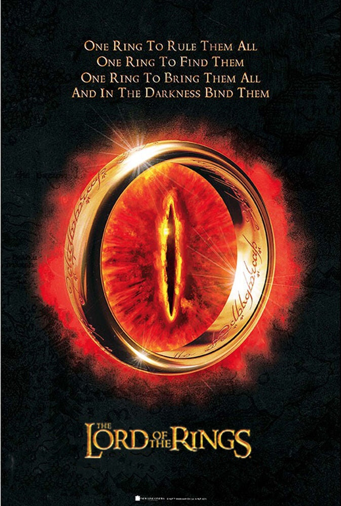 Lord of the Rings The One Ring Poster