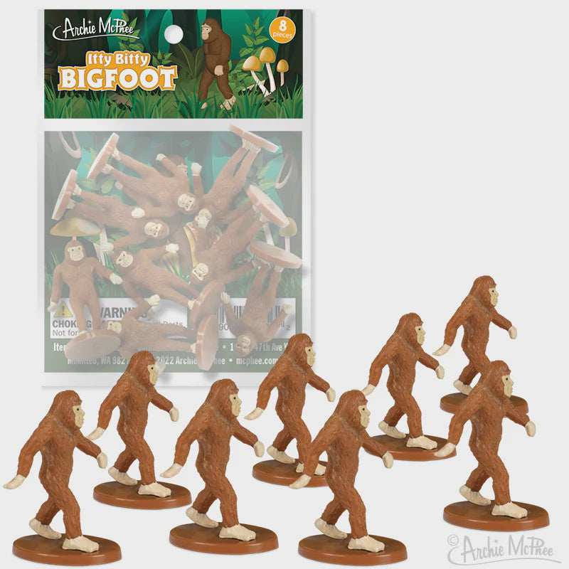 Itty Bitty Bigfoot- Bag of 8