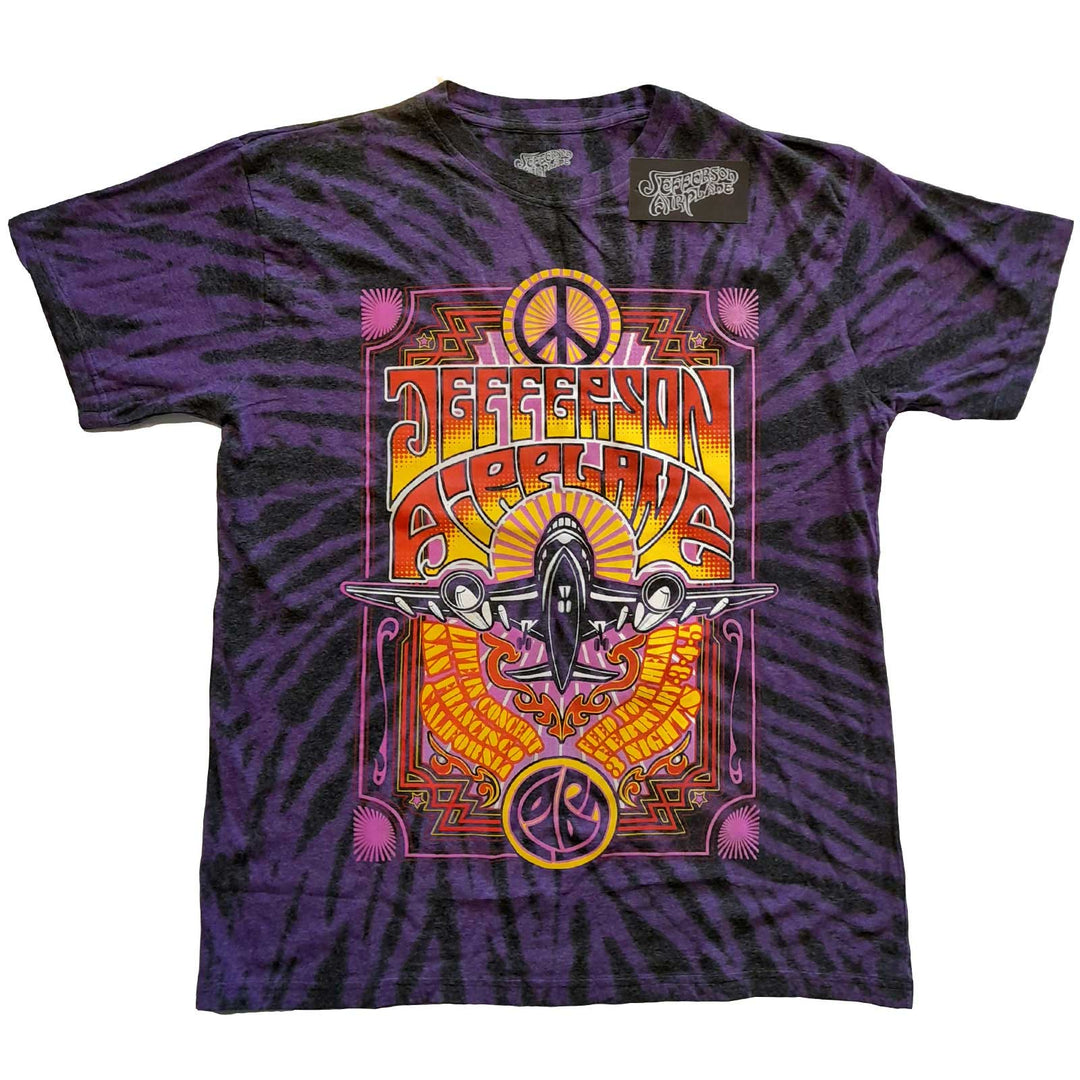 Jefferson Airplane Unisex T-Shirt - Live in San Francisco, CA Wash Collection