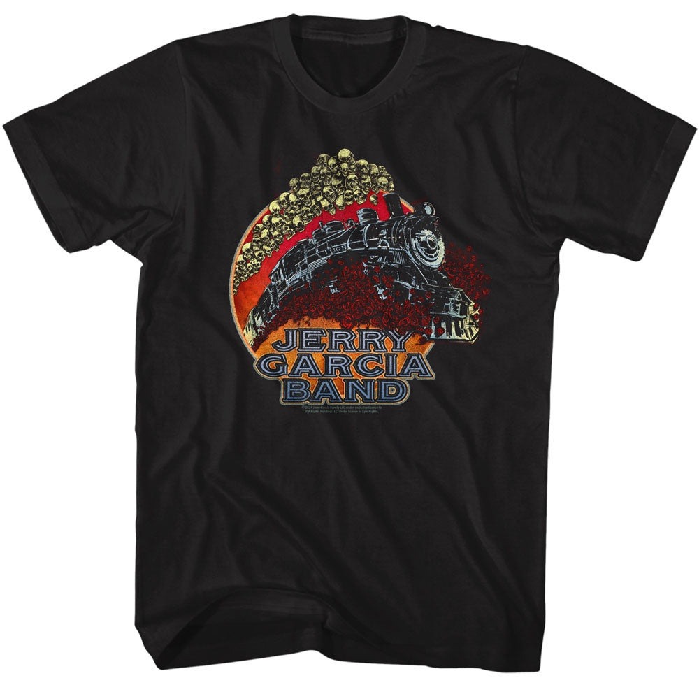 Jerry Garcia Band T-Shirt- Train/Skull- American Classic