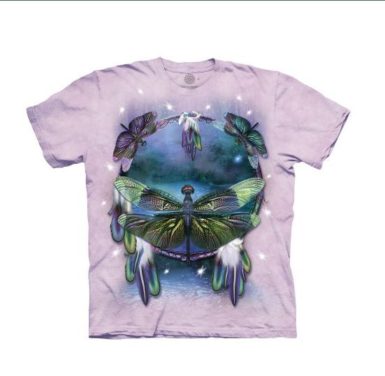 The Mountain - "Dragonfly Dreamcatcher" Tie Dye T-Shirt
