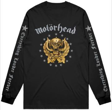Rock Off - Motorhead Everything Louder Forever Unisex L-Sleeve Print Shirt
