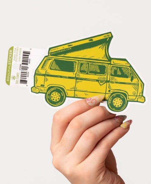 Soul Flower - Pop Up Camper Sticker