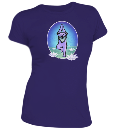 Dye the Sky - Grateful Dead Juniors T-Shirt Yoga Bear