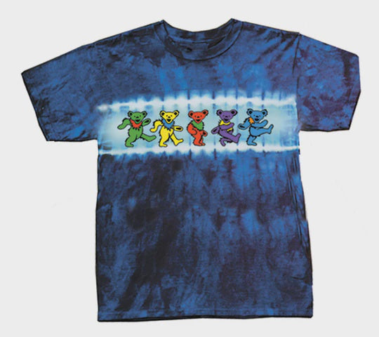 HappyLife - Dancing Bears Kid's Tie Dyed T-Shirt