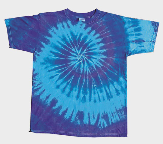Blue Spiral Kid's T-Shirt