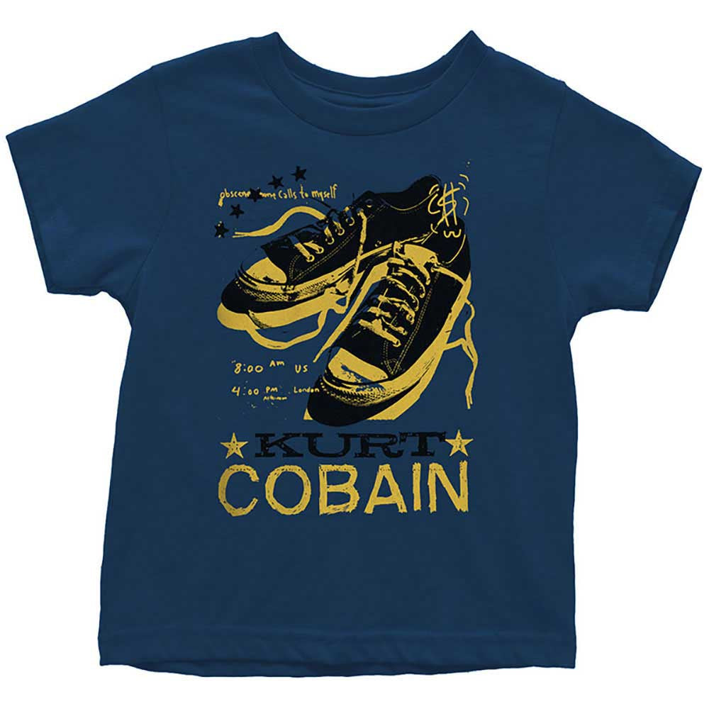 Kurt Cobain Kids "Laces" Toddler T-Shirt