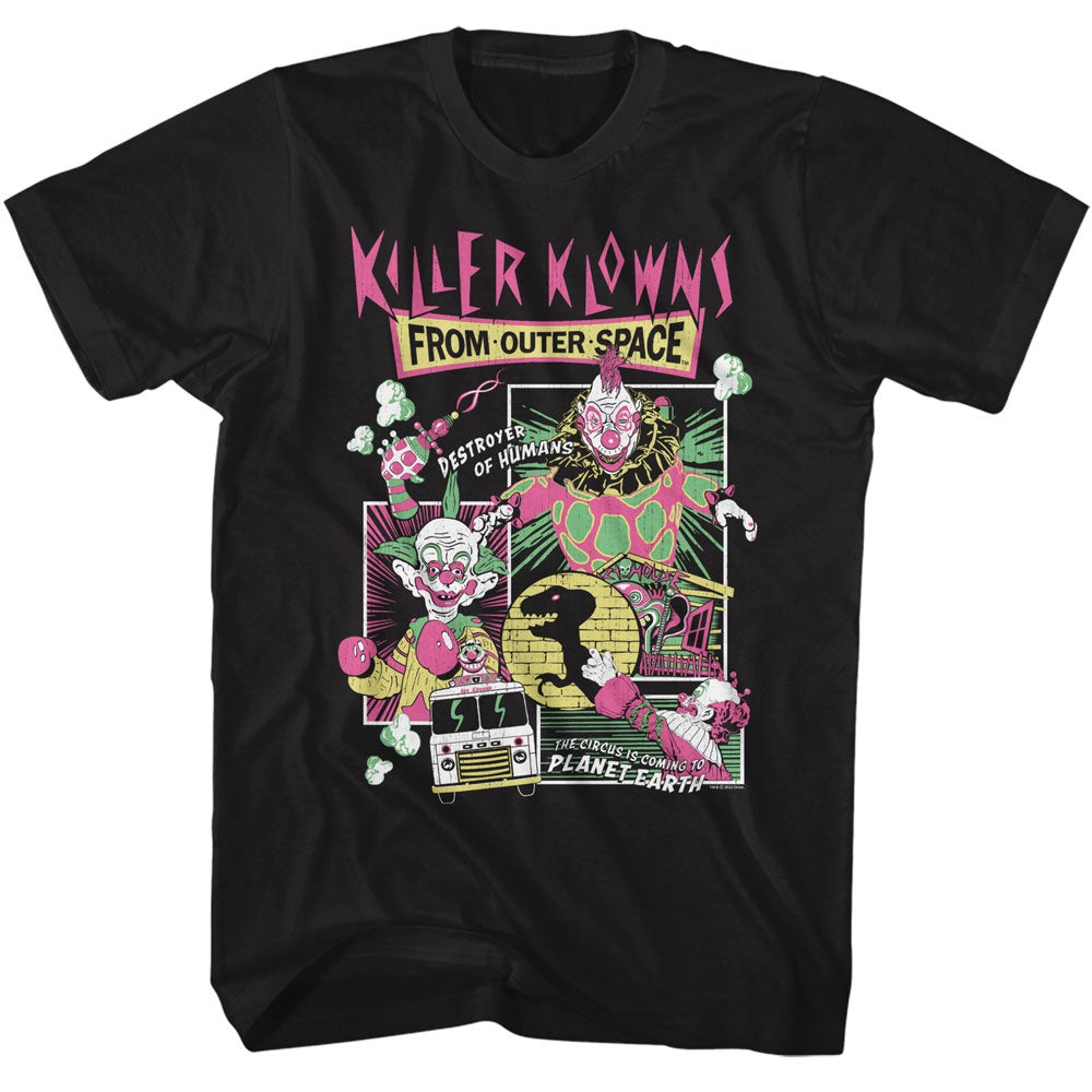Killer Klowns from Outer Space Comic Boxes T-Shirt