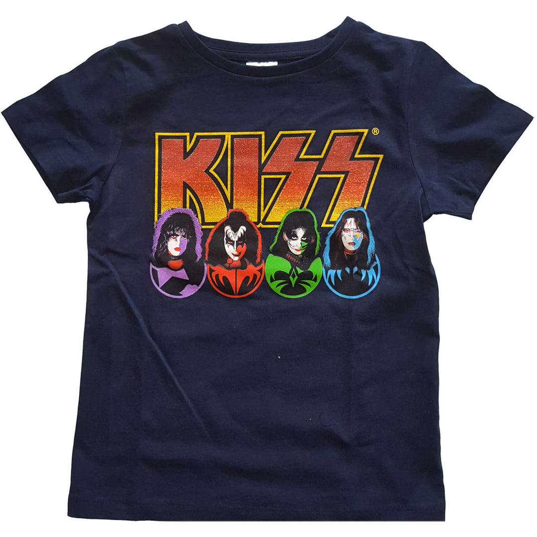 KISS KIDS T-SHIRT: LOGO, FACES & ICONS