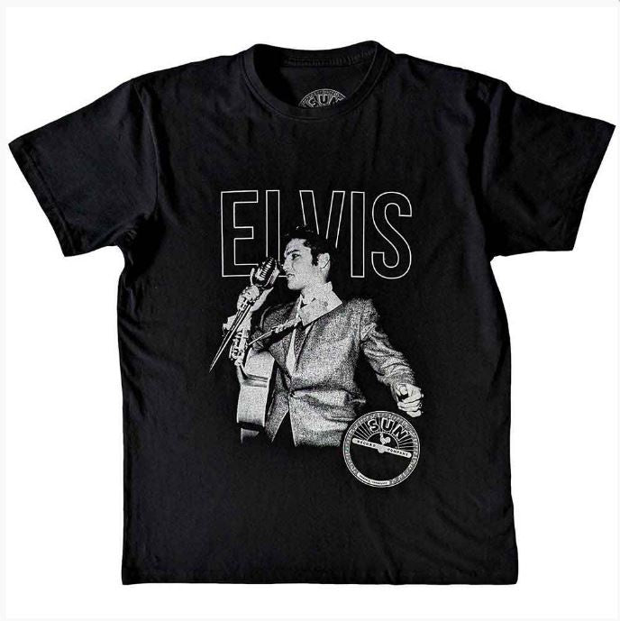 Rock Off - Sun Records 'Elvis Live Portrait' Unisex T-Shirt