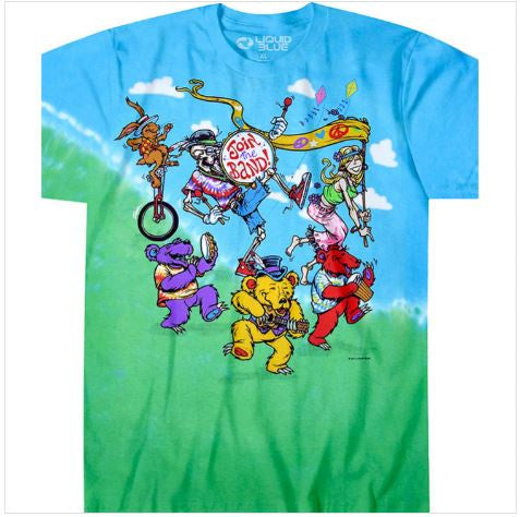 Liquid Blue - Grateful Dead "Join The Band" Tie Dye T-Shirt
