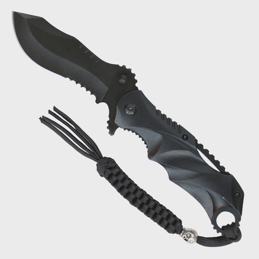 Hot Leathers Black Knife w/Lanyard