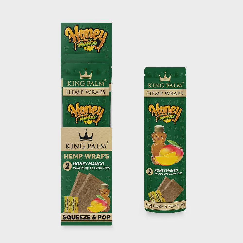 King Palm Hemp Wraps 2pk - Honey Mango