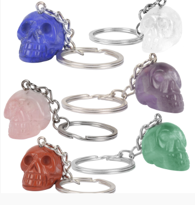 Benjamin - Crystal Skull Keychains