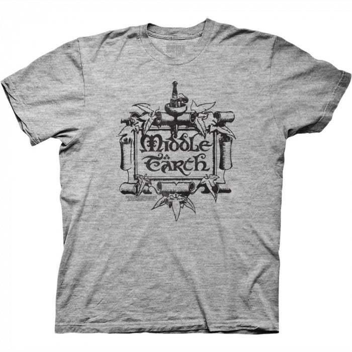 Lord of the Rings Middle Earth Scroll T-Shirt