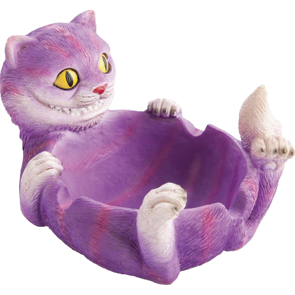 Large Trippy Cat Polystone Ashtray