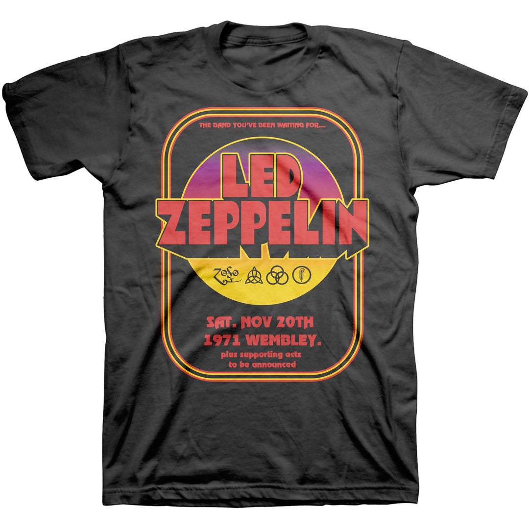Led Zeppelin T-Shirt- Wembley 1971- (RO)