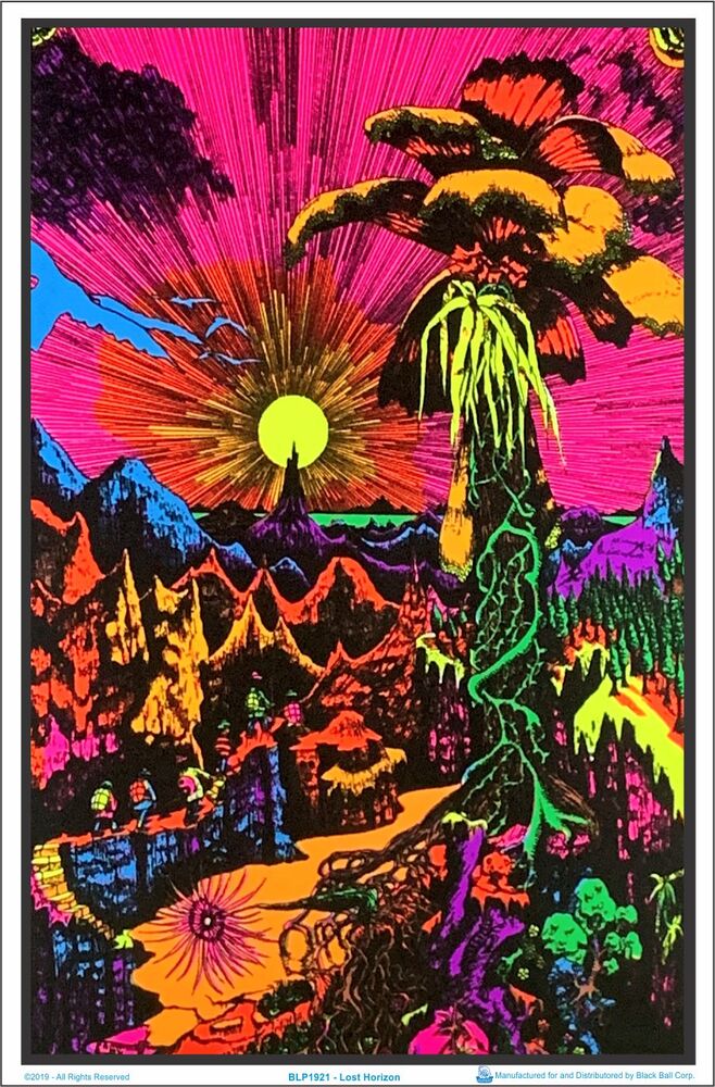 Lost Horizon Black Light Poster- BL1 B16 – Penny Lane Gifts