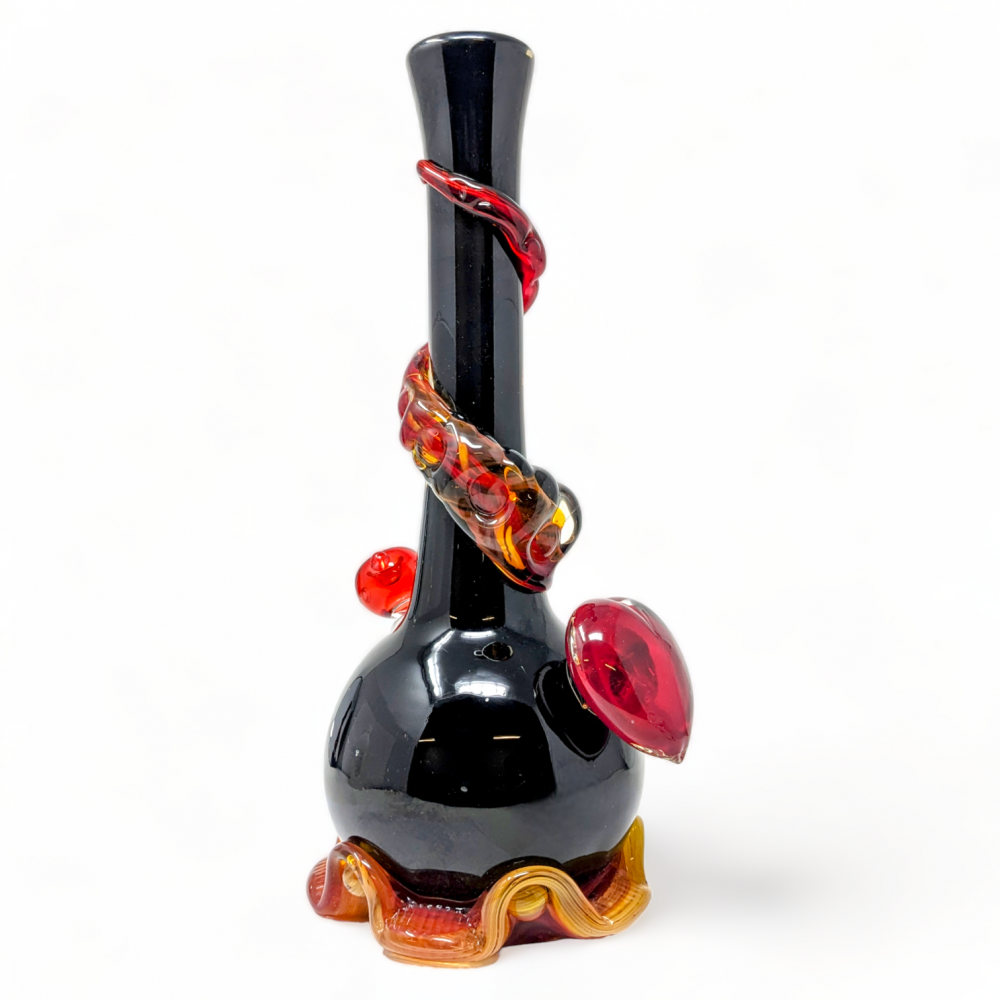 14" Ripple Surface Eye-Catching Heart Art Water Pipe