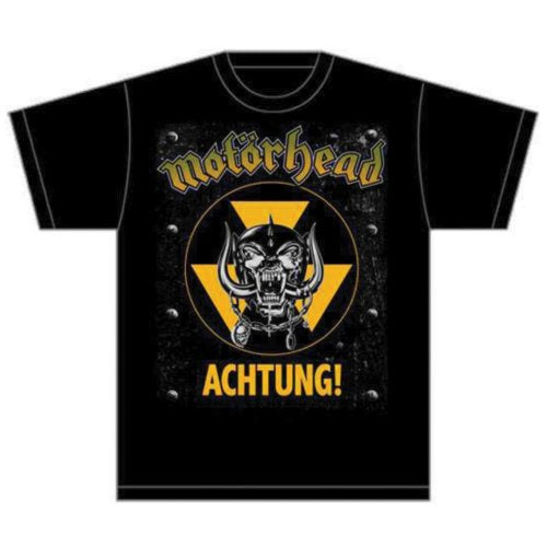 MOTORHEAD UNISEX T-SHIRT: ACHTUNG!