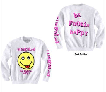 Rock Off - Yungblud 'Raver Smile' Unisex Sweatshirt