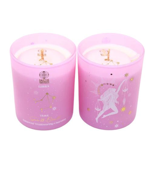 Earths Elements - Libra Zodiac Candle